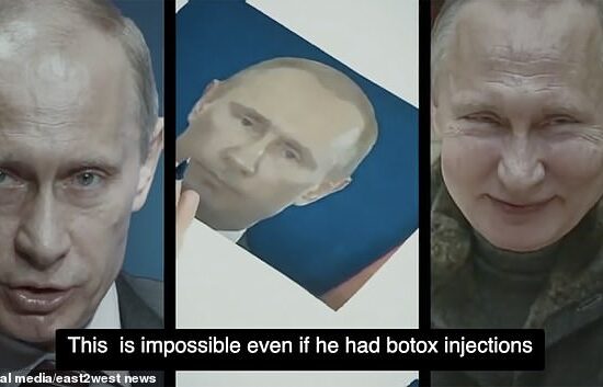 Putin is widely believed to have had regular plastic surgery as he has aged since first becoming acting president on the last day of 1999