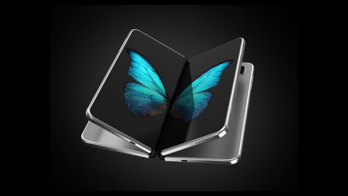 Foldable iPhone concept image