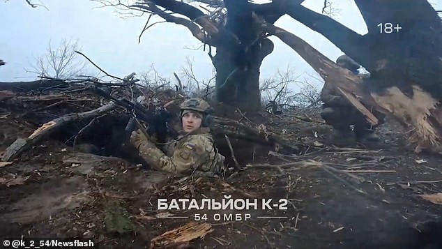 Bodycam footage shows Ukrainian soldiers stalking through trenches and capturing Russian positions