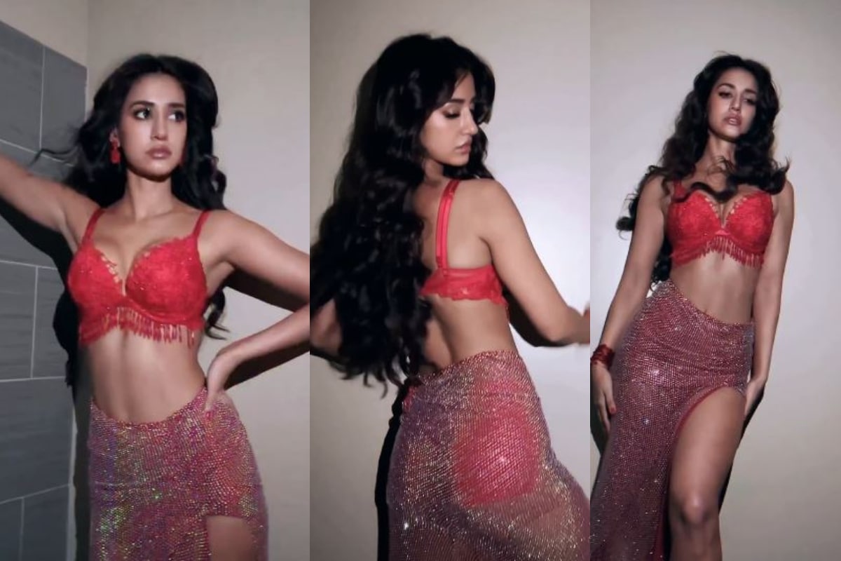 Hotness Overloaded! Disha Patani Stuns All In a Bralette and Sequined Skirt