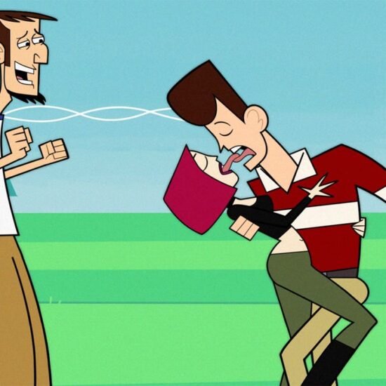 It's all nipples and tongues in these first pics from the Clone High revival