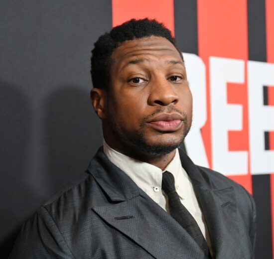 ATLANTA, GEORGIA - FEBRUARY 23: Jonathan Majors attends the CREED III HBCU fan screening presented by MGM Studios at Regal Atlantic Station on February 23, 2023 in Atlanta, Georgia. (Photo by Paras Griffin/Getty Images for MGM Studios)