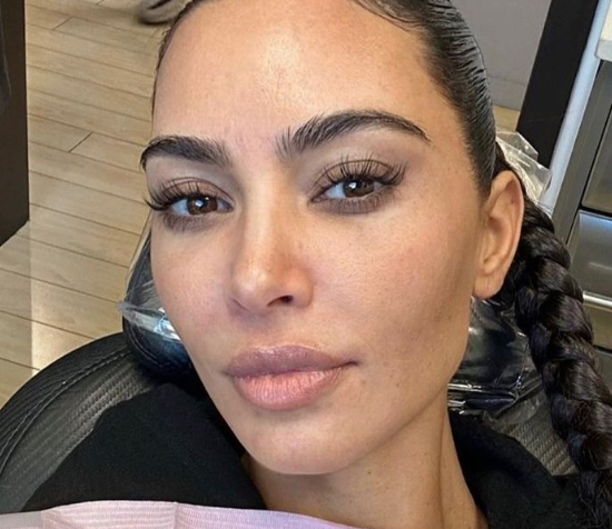 Kim Kardashian's Latest 'Makeup-Free' Selfie Is Sparking a Debate About Filters