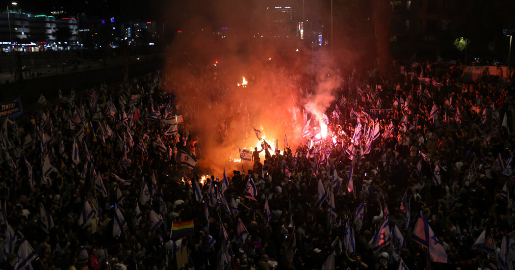 Protests Erupt in Israel After Netanyahu Fires Defense
Minister