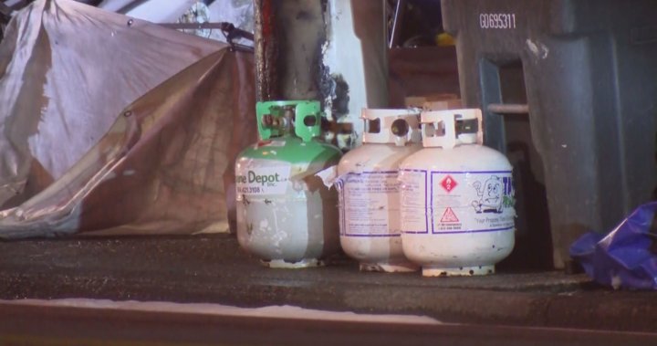 Tent fire on the Downtown Eastside spreads to propane tanks, former event space – BC