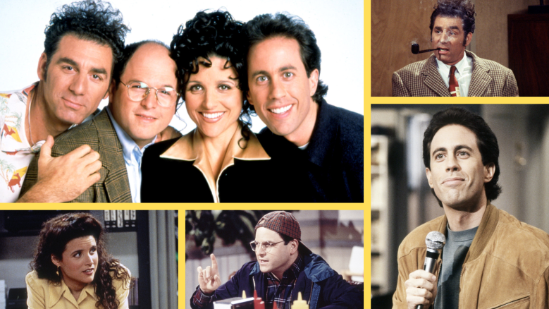 Jerry Seinfeld, Michael Richards, Jason Alexander, and Julia Louis-Dreyfus in the 10 Best "Seinfeld" Episodes