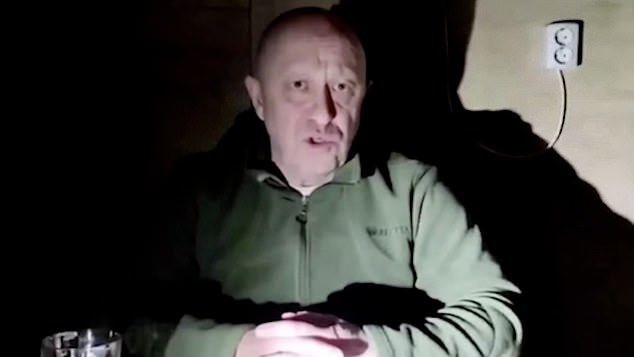 Yevgeny Prigozhin, whose mercenary group has played a significant part in Russian military successes in recent months, said his ammo-starved forces were the 'cement' holding the frontline together in a video published on Telegram channel at the weekend