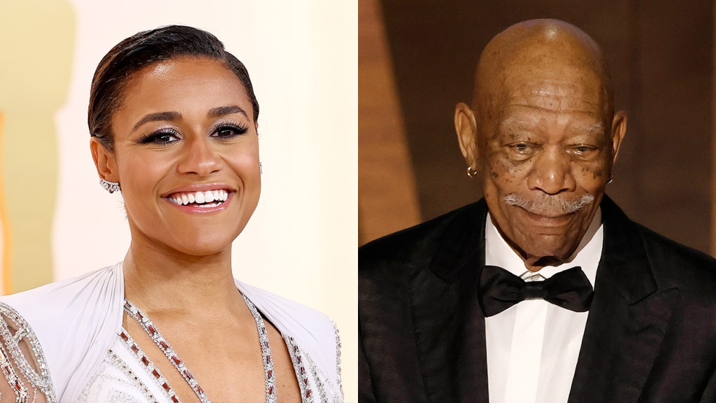 Watch Ariana DeBose Get Starstruck by Morgan Freeman at 2023 Oscars – The Hollywood Reporter