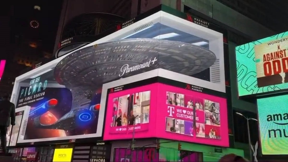 3D Billboard Shows the Enterprise’s Grand Return in STAR TREK: PICARD