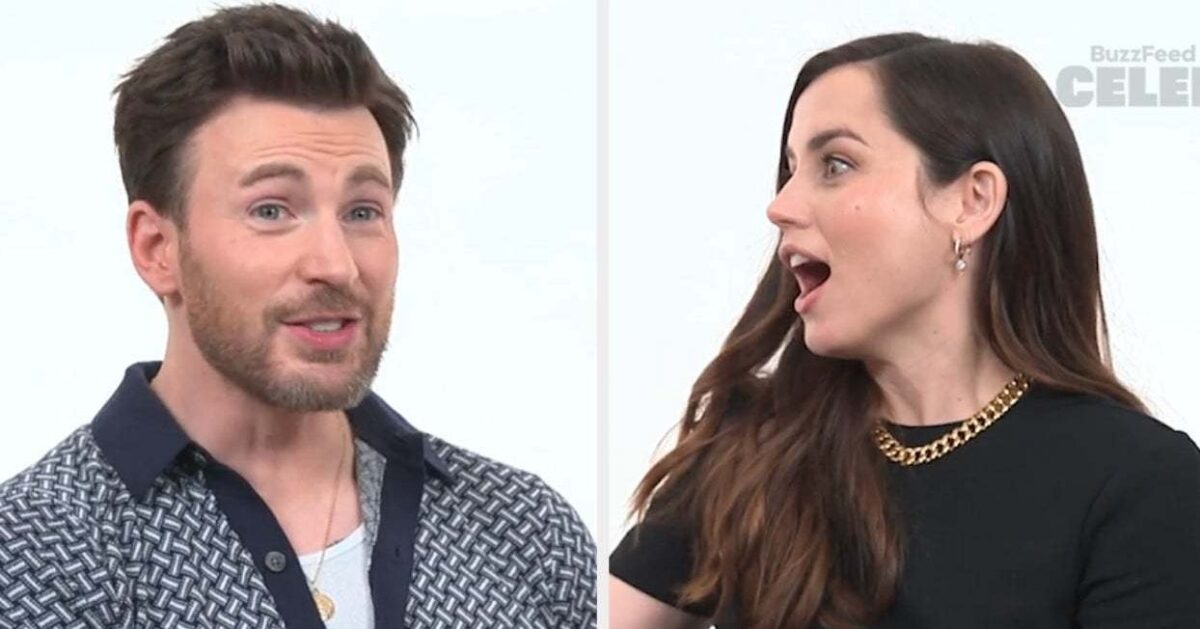 Chris Evans And Ana De Armas Have Starred In Three Movies Together, So They Put Their Friendship To The Test