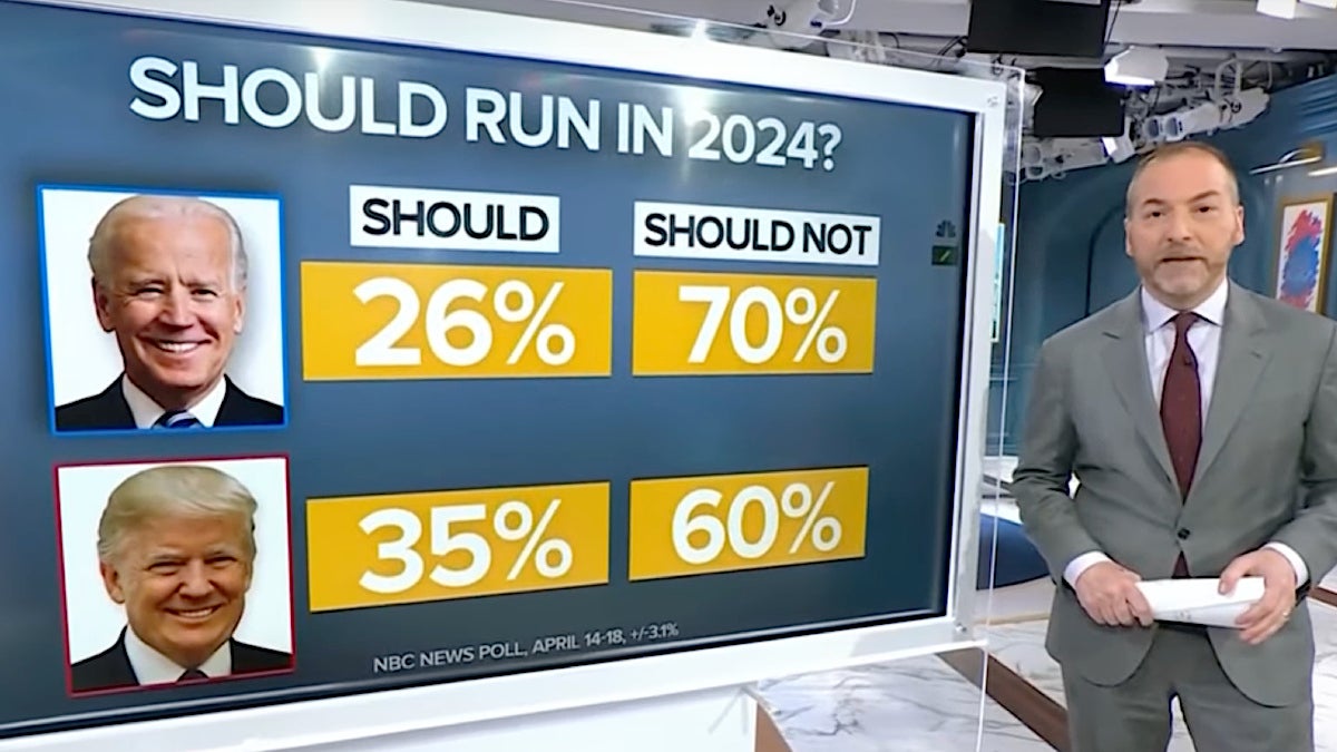 Chuck Todd Takes a Beating for Saying 70% of Americans Don’t Want Biden to Run Again
