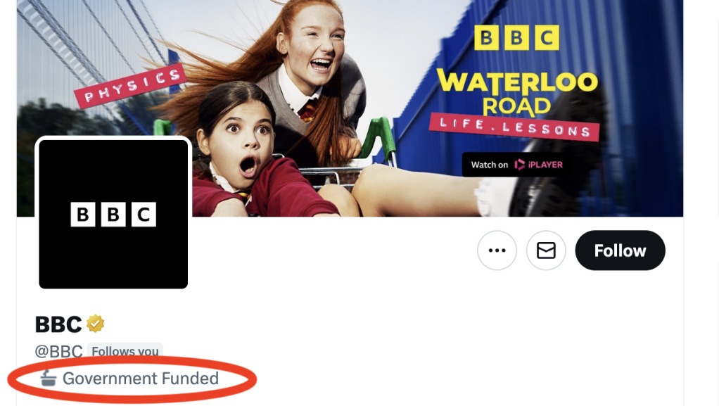 Elon Musk’s Twitter Wrongly Labels BBC Account “Government Funded” – Deadline