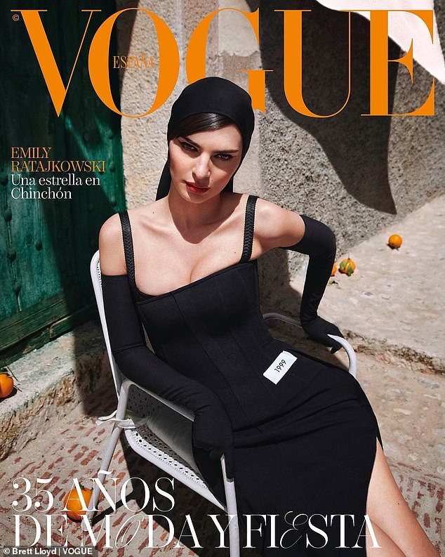 Emily Ratajkowski smolders on Vogue Spain cover and talks about kissing Harry Styles