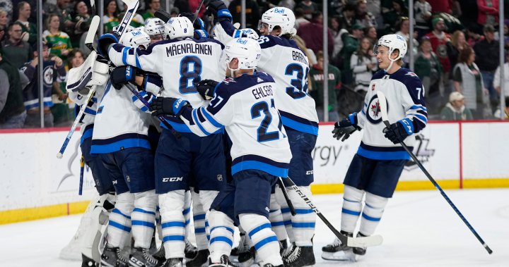 Hellebuyck brilliant as Jets edge Wild 3-1 to secure playoff spot – Winnipeg