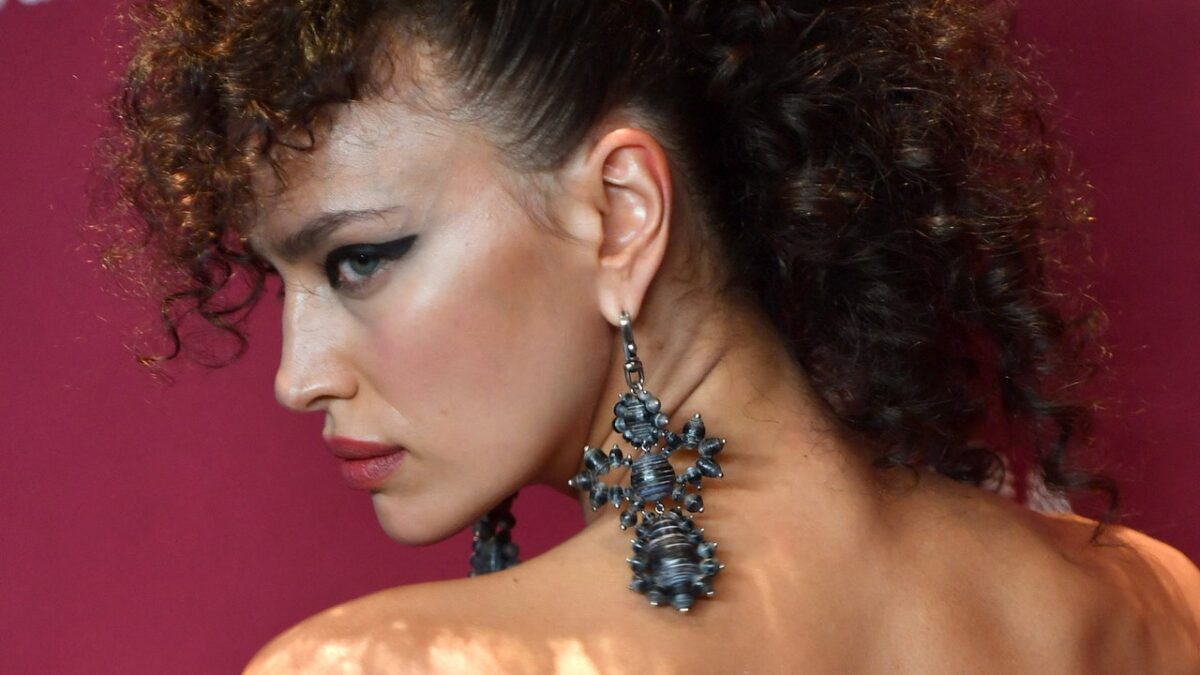 Irina Shayk Put a ‘Punk Princess’ Spin on the Corset Dress With a Dramatic Perm