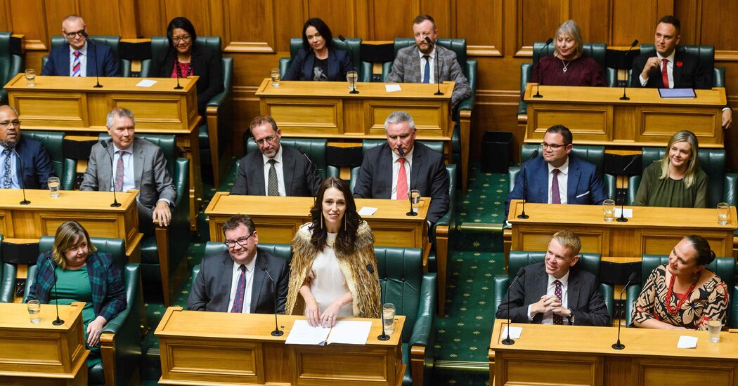 Jacinda Ardern Delivers Final Speech to New Zealand
Parliament
