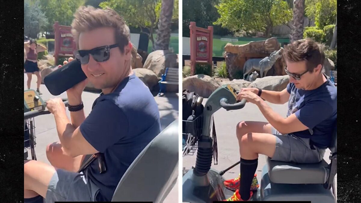 Jeremy Renner Hits Up Six Flags with Family 3 Months After Snowplow Accident