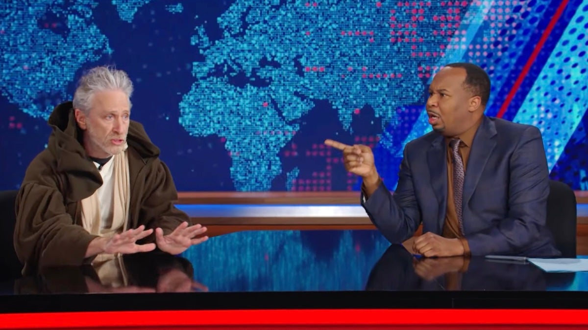 Jon Stewart Shows Up as Obi-Wan kenobi for Trump Arraignment on ‘The Daily Show’