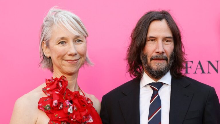 Keanu Reeves and Alexandra Grant Are Breaking Out the Red Carpet PDA