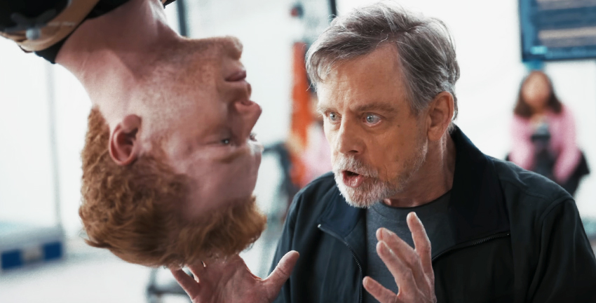 Mark Hamill trains Cal Kestis in Star Wars Jedi: Survivor promo