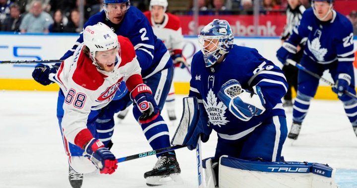 Marner leads Maple Leafs over Canadiens