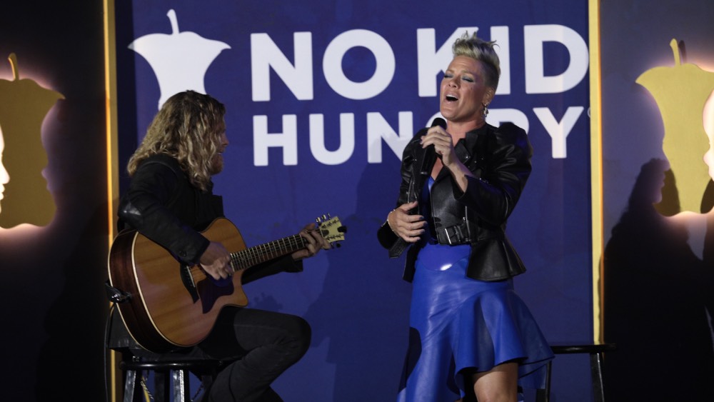 Pink Talks Partnership With No Kid Hungry, Upcoming Tours