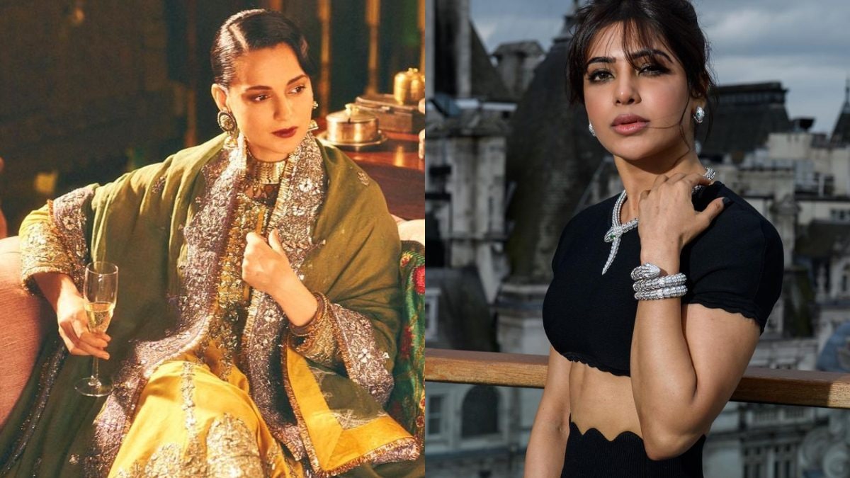 Samantha Reacts To Kangana Ranaut Posing With a Drink in Eid Party Outfit, Says ‘Wow…’