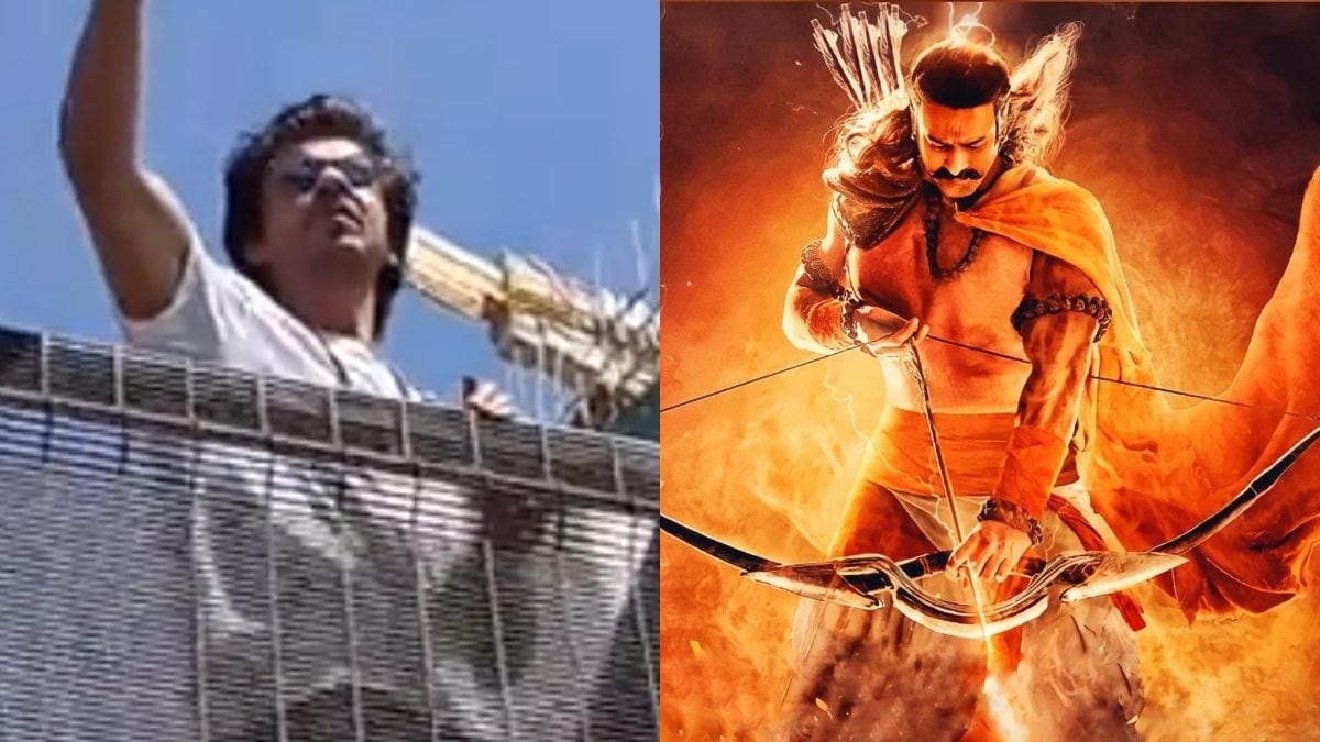 Shah Rukh Khan Greets Fans On Eid 2023 With Flying Kisses; Adipurush Makers Unveil Prabhas New Poster