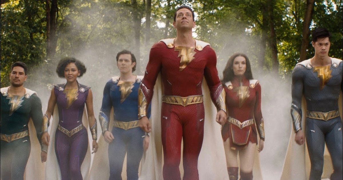 Shazam! Fury of the Gods New Poster Confronts the Titular Hero with a Dragon