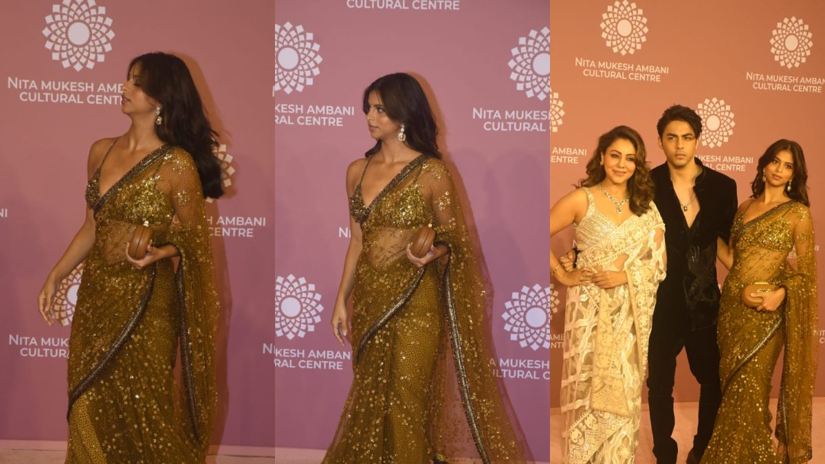 Suhana Khan Takes Our Breath Away In a Saree at NMACC Gala, Will She Meet Zendaya and Tom Holland?