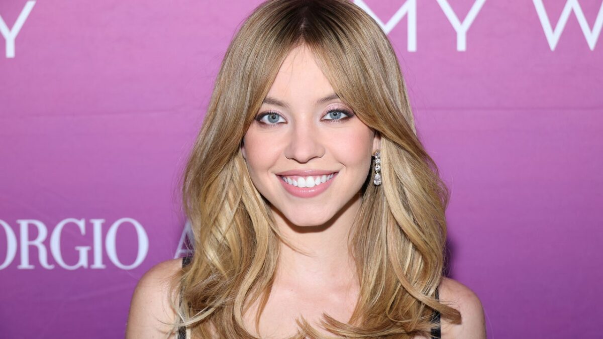 Sydney Sweeney Embraces the Lingerie Trend in a Black Bra and Sheer Skirt