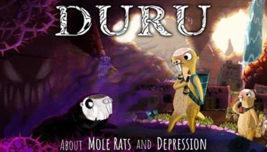The 2D puzzle platformer “Duru – About Mole Rats and Depression” is coming to PC on May 5th, 2023