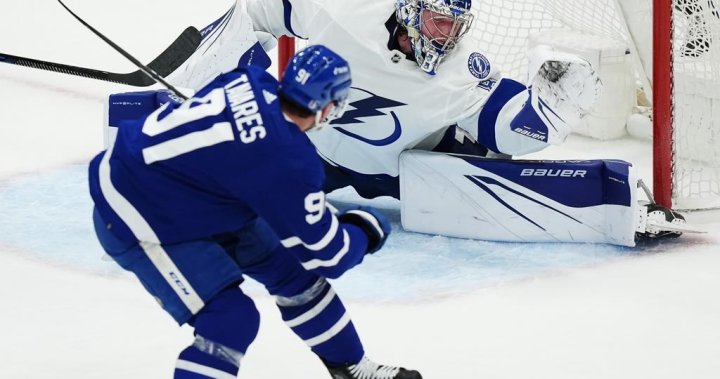Toronto Maple Leafs thump Lightning 7-2 in emphatic Game 2 response