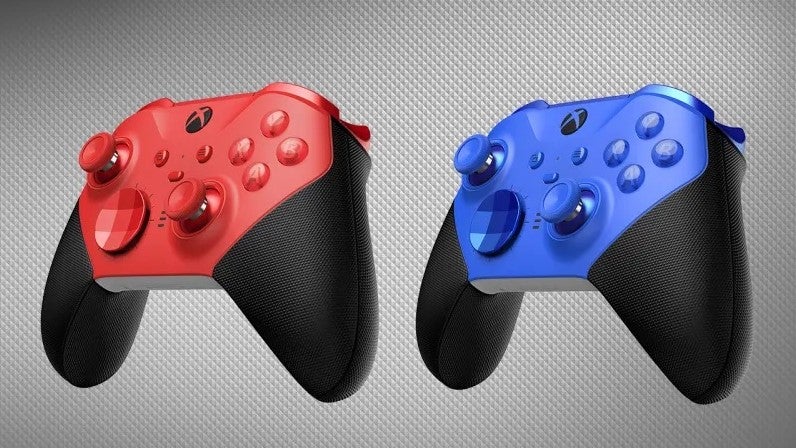 Xbox’s Elite Wireless Controller Series 2 Gets Red and Blue Hues