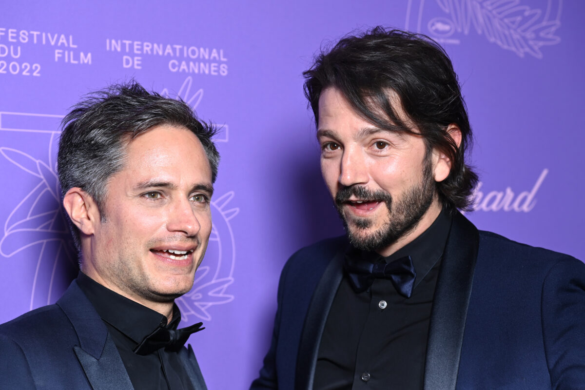 Gael Garcia Bernal and Diego Luna attend the "Cannes 75" Anniversary Dinner during the 75th annual Cannes film festival at  on May 24, 2022 in Cannes, France. (Photo by Pascal Le Segretain/Getty Images)