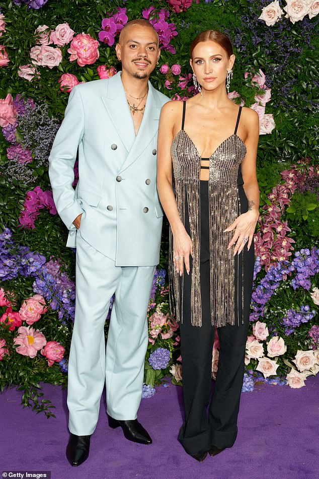 Her love: Ashlee Simpson has declared marriage 'takes work'. The 38-year-old pop star has been married to Hunger Games actor Evan Ross since 2014. Seen on May 22