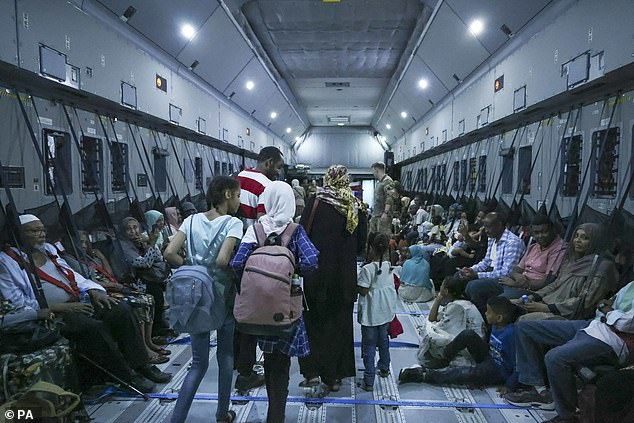 Britain’s evacuation of Sudan is OVER, with 2,200 people airlifted out of the war-torn country