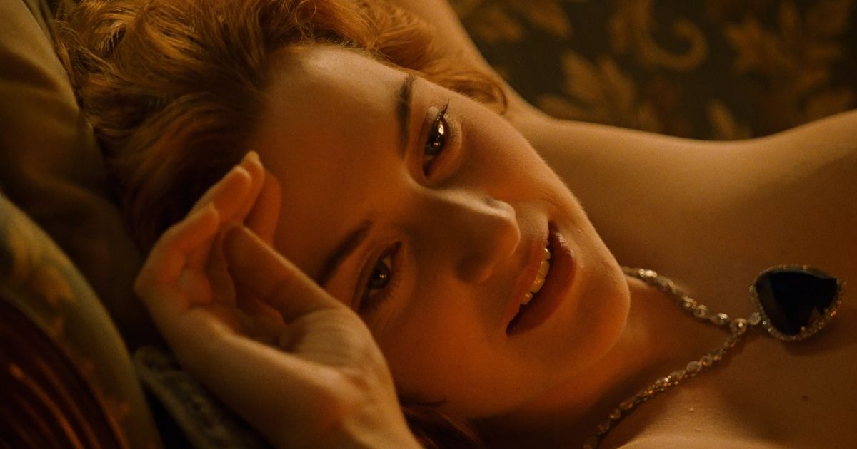 Kate Winslet pose in Titanic