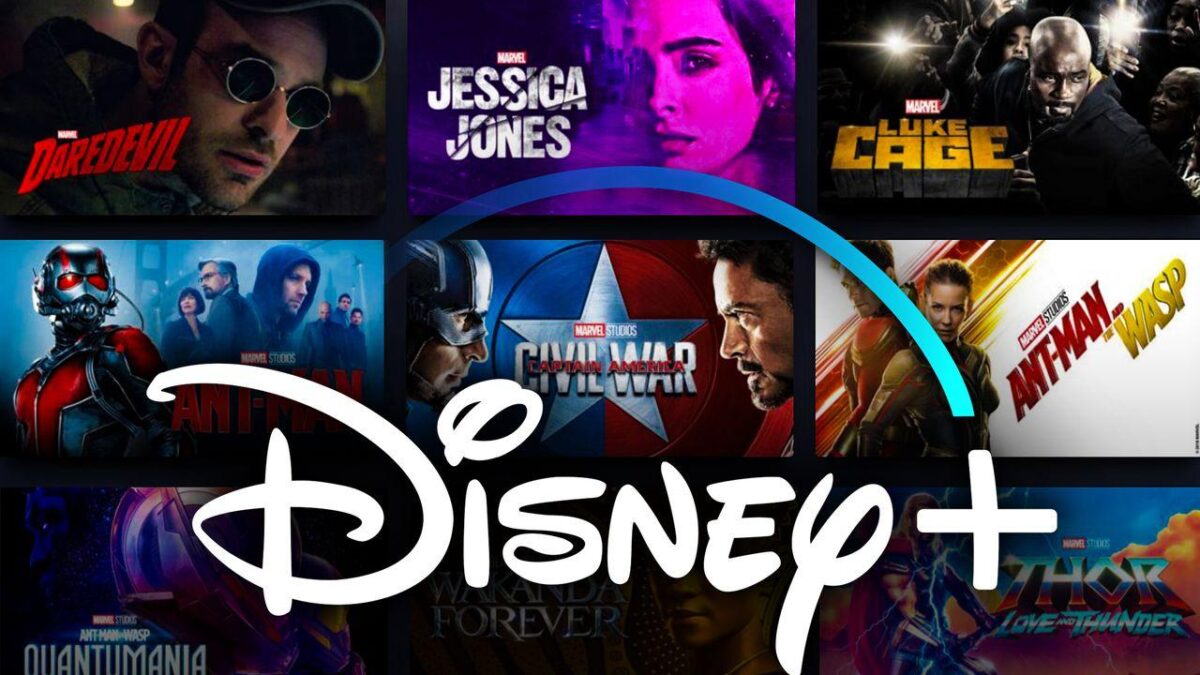 Marvel shows and movies titles on Disney Plus