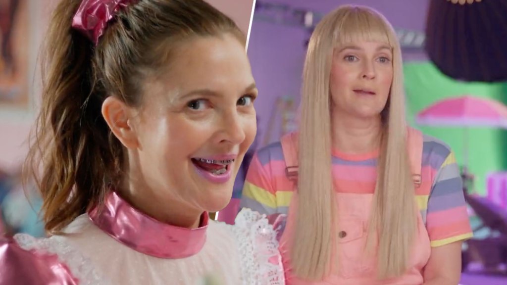 Drew Barrymore Revives ‘Never Been Kissed’ Role Josie Grossie In MTV Movie & TV Awards’ Opening Bit; Pushes For Skipper Appearance In ‘Barbie’ Film