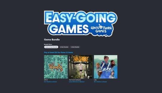 Humble Easy-Going Games Bundle Out Now