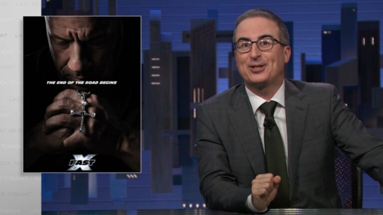 John Oliver Takes Swipe At ‘Fast X’ Tagline & Showcases ‘Magnolia’ Parody With “More Easter Eggs Than In A 10 Episode Marvel TV Show”