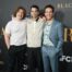 Matt Johnson, Jay Baruchel and Glenn Howerton attend the Los Angeles premiere of “Blackberry.” Canadians Johnson and Baruchel wanted to tell the story of how a Canadian company invented the world’s first smartphone.
