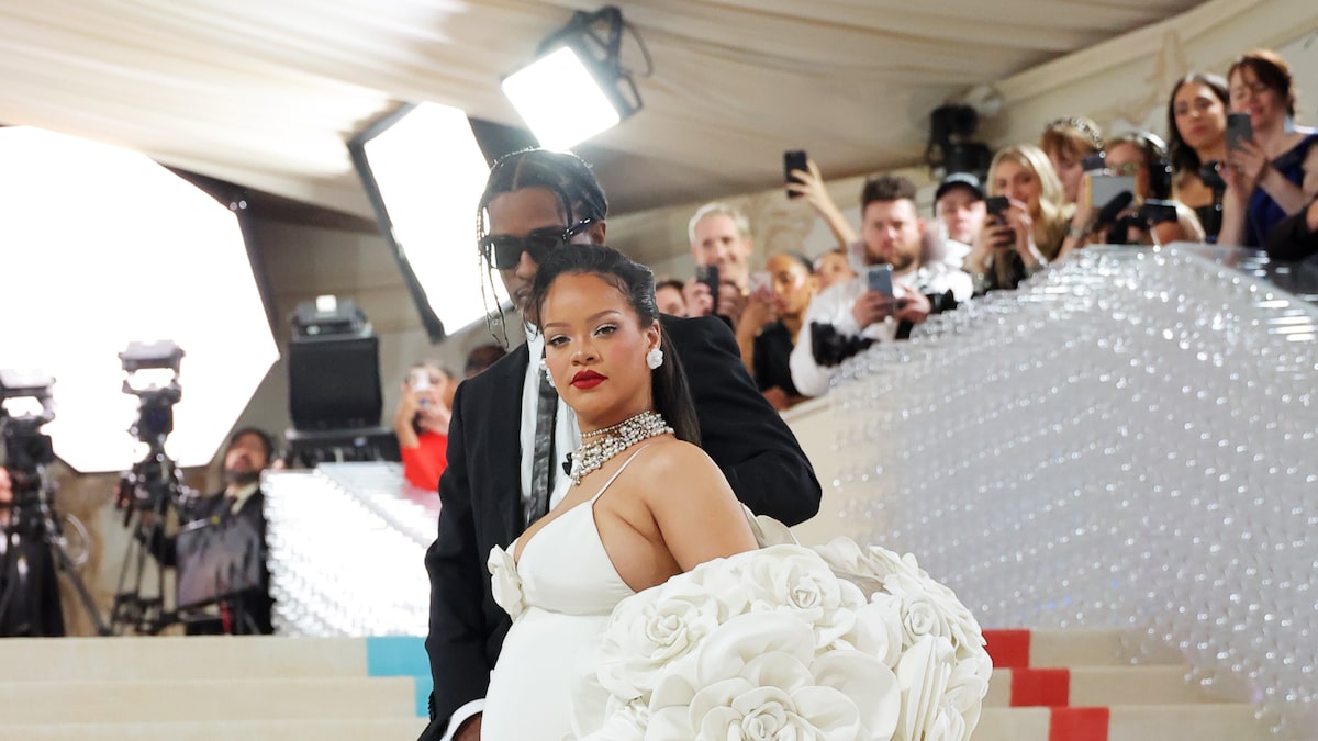 Pregnant Rihanna Arrived Fashionably Late to Met Gala 2023