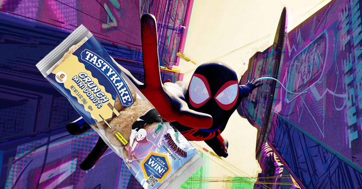 Spider-Man Reaching For Tastey Kakes