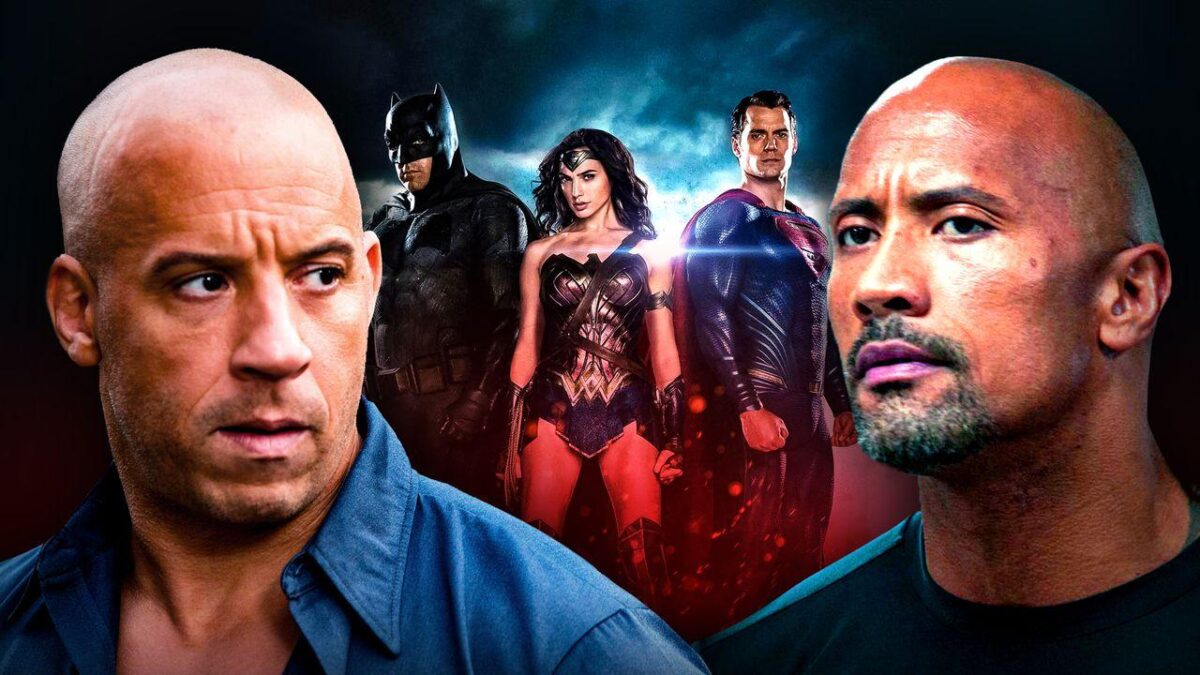 Vin Diesel, Dwayne Johnson, Justice League trinity