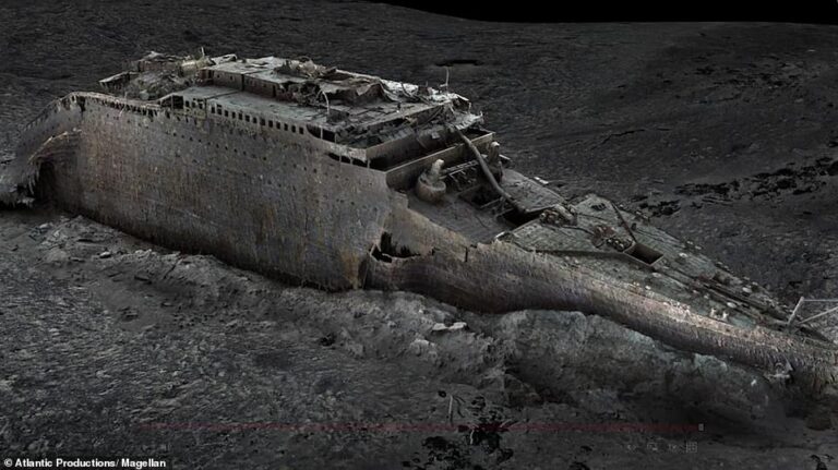 Titanic: Full-sized scans show shipwreck like never before