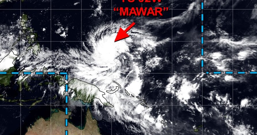 Tropical Storm Mawar Expected to Strengthen as It Moves Toward Guam