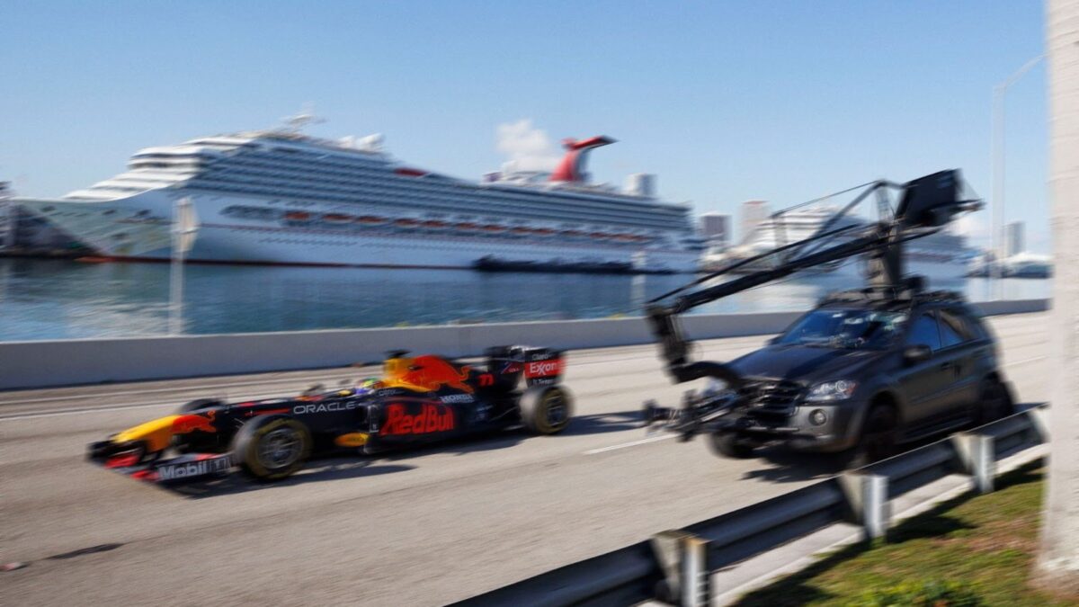 When Filming F1 Cars for the Miami Grand Prix, Speed Isn’t Always Your Friend