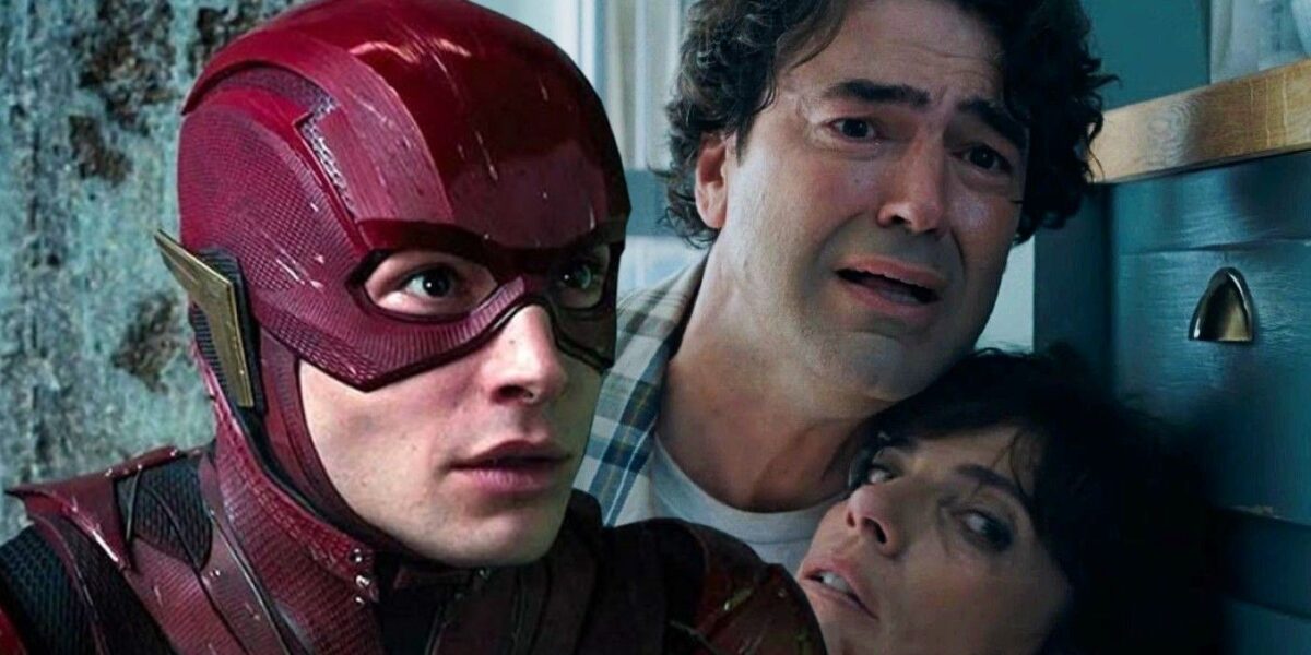 The Flash and his parents in the DCU
